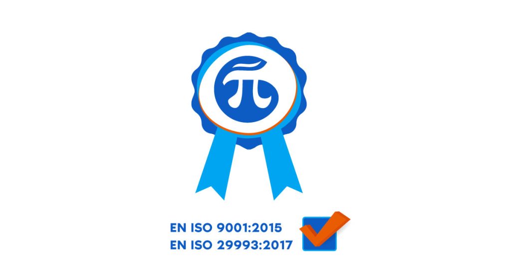 Company’s Certification according to EN ISO 9001:2015 & EN ISO 29993:2017 2