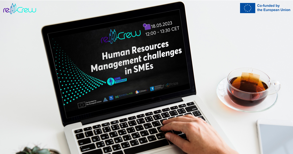 International online event about “Human Resource Management challenges in SMEs”, on 18.05.2023 – RE-CREW. 2
